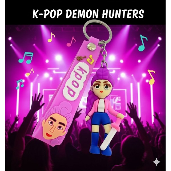 Брелок Кейпоп мисливці на демонів Rumi Румі K-Pop Demon Hunters Huntr/x дитячий на рюкзак, ключі іграшка 7 см