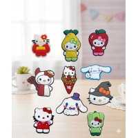 Джибітси Привіт Кітті Hello Kitty Cinnamoroll Синаморол Jibbitz 10 шт аксесуари крокс прикраса