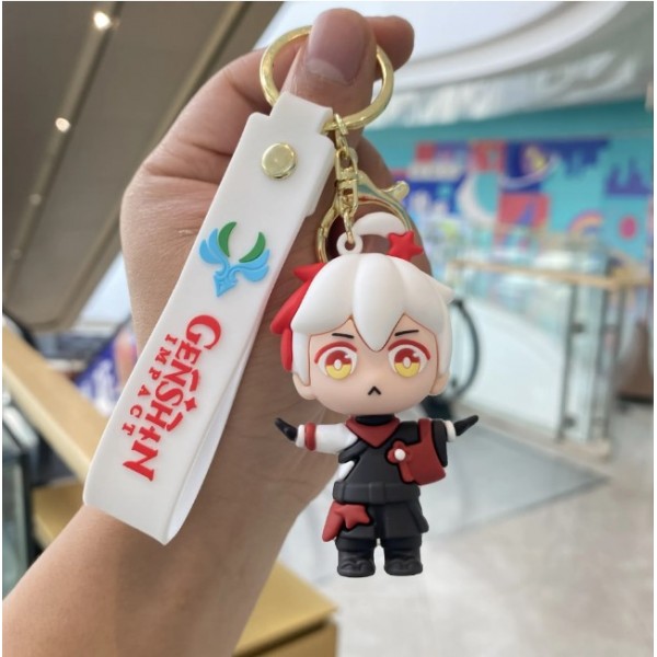Брелок Геншин Імпакт Кадзуха Genshin Impact Kazuha аніме фігурка іграшка для ключів, рюкзака, сумки 7 см