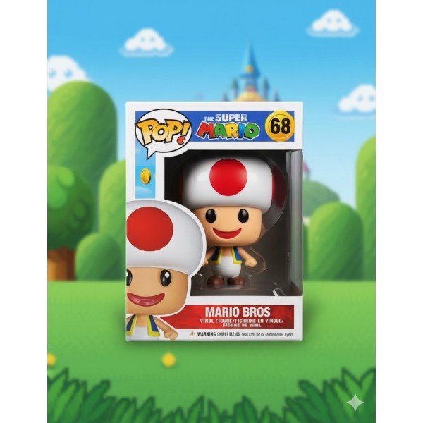 Фігурка Супер Маріо Брос Super Mario Bros Супер Маріо Pop Поп дитяча іграшка 10 см №68