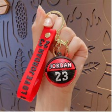 Брелок баскетбольний м'яч Джордан Jordan 23 Чикаго Буллз баскетбол на рюкзак, ключі 4 см