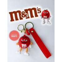 Брелок М&MS шоколадное драже красный фигурка игрушка для ключей, рюкзака, сумки 5.8 см