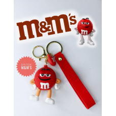 Брелок М&amp;MS шоколадне драже червоний фігурка іграшка для ключів, рюкзака, сумки 5.8 см