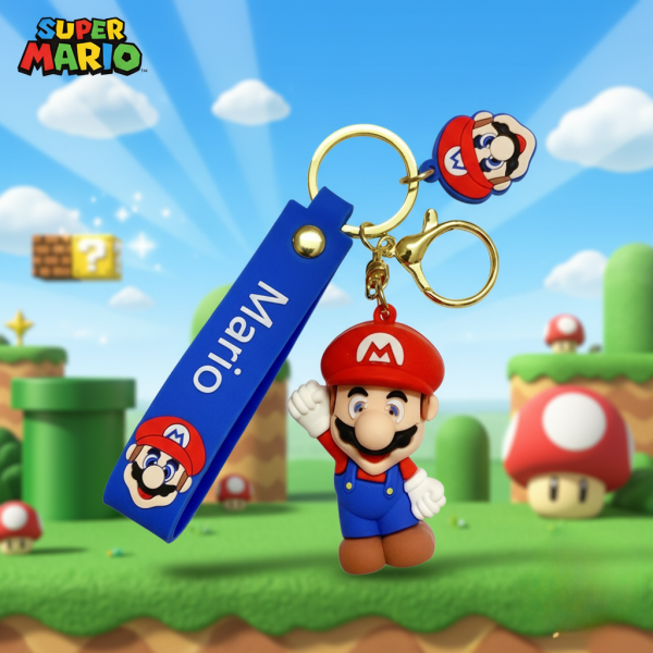 Брелок Супер Марио Super Mario фигурка игрушка для ключей, рюкзака, сумки 5 см