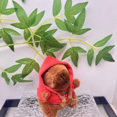 Брелок капібара capybara для дітей м'яка іграшка на рюкзак, ключі плюш 11 см