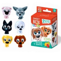 Sweetbox baby Конфитрейд Свитбокс мармелад Пушистики Щенята с 2-мя игрушками в коробочке