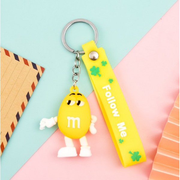 Брелок М&MS шоколадное драже желтый фигурка игрушка для ключей, рюкзака, сумки 5.6 см