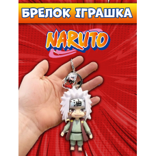 Наруто брелок Джірайя Наруто Naruto Jiraiya силіконовий брелок тримач для ключів аніме 5см