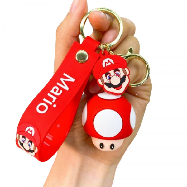 Брелок Супер Маріо Super Mario Супергриб Super Mushroom Тоад Toad дитячий брелок на рюкзак, ключі 4,5 см