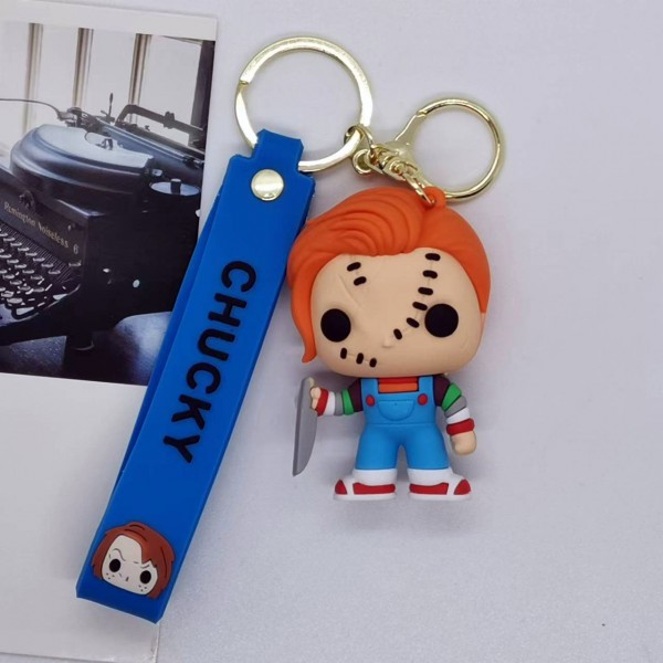 Брелок Чакі Chucky Horror Childs Play Дитяча гра фігурка іграшка для ключів, рюкзака, сумки 6,3 см