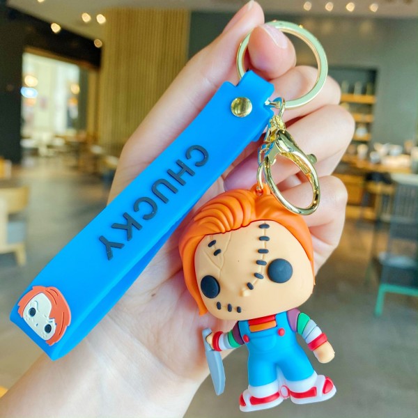 Брелок Чакі Chucky Horror Childs Play Дитяча гра фігурка іграшка для ключів, рюкзака, сумки 6,3 см