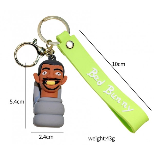 Брелок Скибіді Туалет Skibidi Toilets фігурка іграшка для ключів, рюкзака, сумки 5,4 см