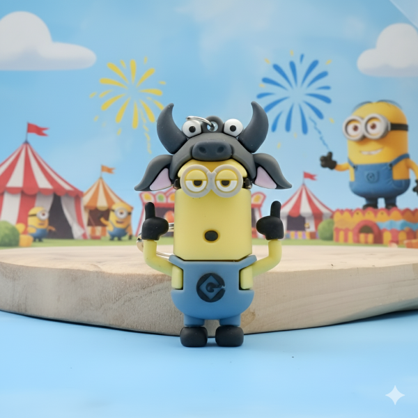 Брелок Миньон Гадкий Я Minion фигурка игрушка для ключей, рюкзака, сумки 6 см