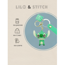Ліло та Стіч Lilo and Stitch Lilo Stitch брелок з героями мультфільмів, мультяшний брелок ПВХ