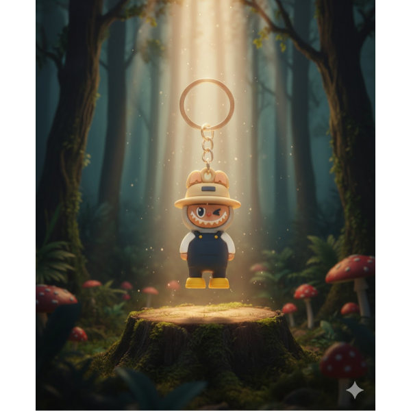 Брелок Лабубу Labubu The Monsters дитячий на рюкзак, ключі 5,5 см