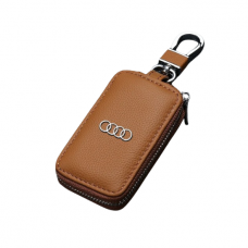 Брелок Audi коричневий Audi сумка для ключів від машини чохол для ключів креативний модний захисний чохол для ключів від машини