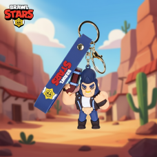Бравл Старс брелок Brawl Stars Bull Булл на ключі, на сумку фігурка 7 см