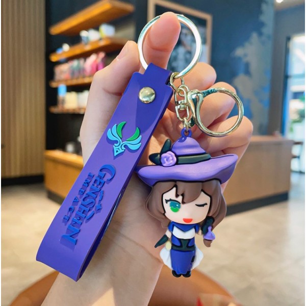 Брелок Геншин Імпакт Ліза Genshin Impact Lisa фігурка іграшка для ключів, рюкзака, сумки 7 см