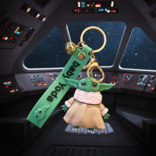 Брелок Зоряні війни мандалорець Майстер Йода Star Wars Yoda на рюкзак, ключі