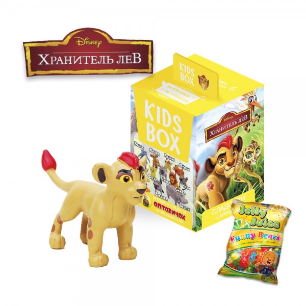 Король Лев The Lion King Sweetbox Світбокс Кідсбокс фігурка та жувальний мармелад