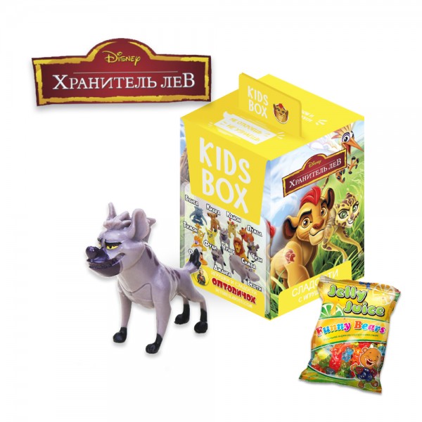 Король Лев The Lion King Sweetbox Світбокс Кідсбокс фігурка та жувальний мармелад