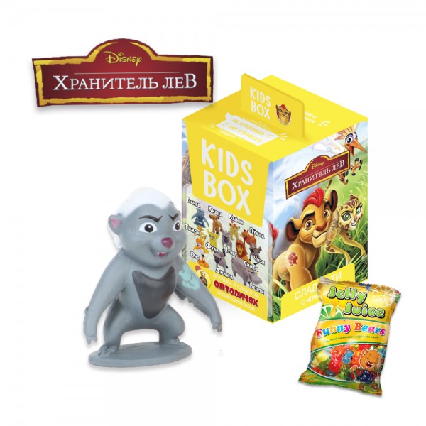 Король Лев The Lion King Sweetbox Світбокс Кідсбокс фігурка та жувальний мармелад
