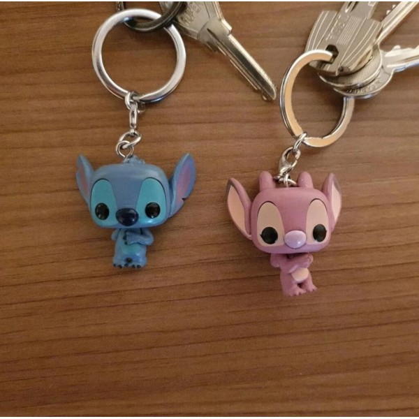 Ліло та Стич брелоки Lilo &amp; Stitch Pop Stitch &amp; Angel Ангел фігурки 2 шт