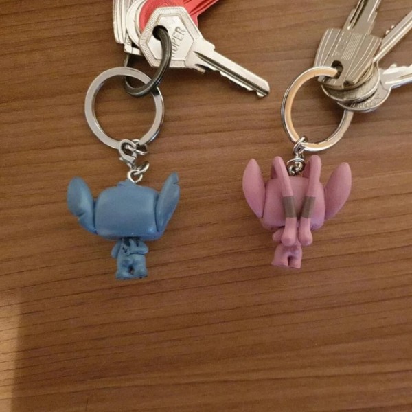 Ліло та Стич брелоки Lilo &amp; Stitch Pop Stitch &amp; Angel Ангел фігурки 2 шт