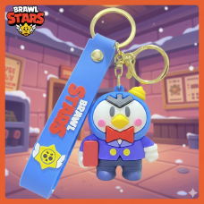 Брелок Бравл Старс Містер П. Brawl Stars на ключі, на сумку фігурка Mr. P 6 см