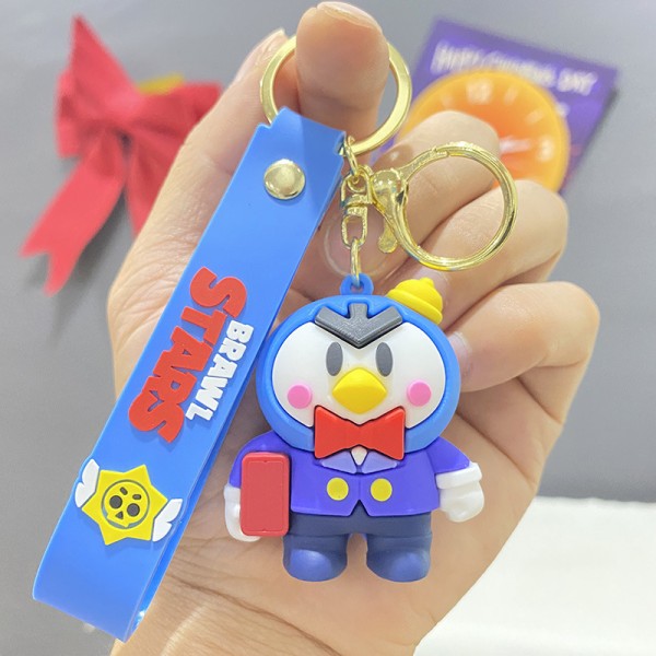 Брелок Бравл Старс Мистер П. Brawl Stars на ключи, на сумку фигурка Mr. P 6 см