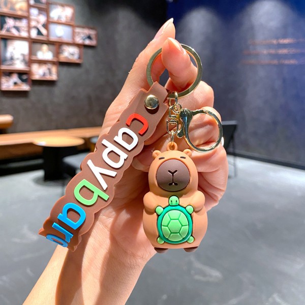 Брелок Капібара capybara на ключі, на сумку фігурка іграшка антистрес підвіска 5,5 см