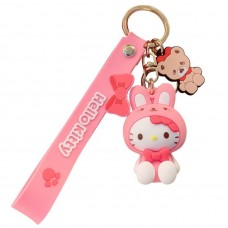Hello Kitty Привіт Кітті мультяшний брелок у японському стилі Sanrio силіконовий брелок 7см