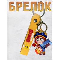 Брелок Бравл Старс Пенни Penny Brawl Stars фигурка игрушка для ключей, рюкзака, сумки 6,7 см