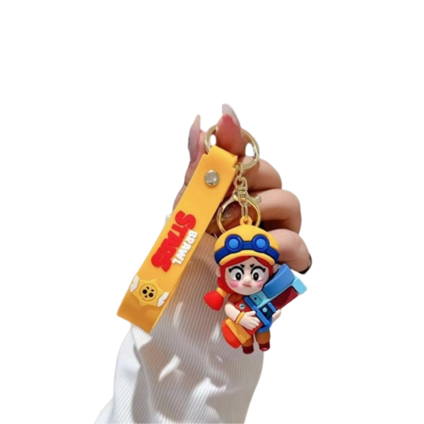 Брелок Бравл Старс Пенни Penny Brawl Stars фигурка игрушка для ключей, рюкзака, сумки 6,7 см