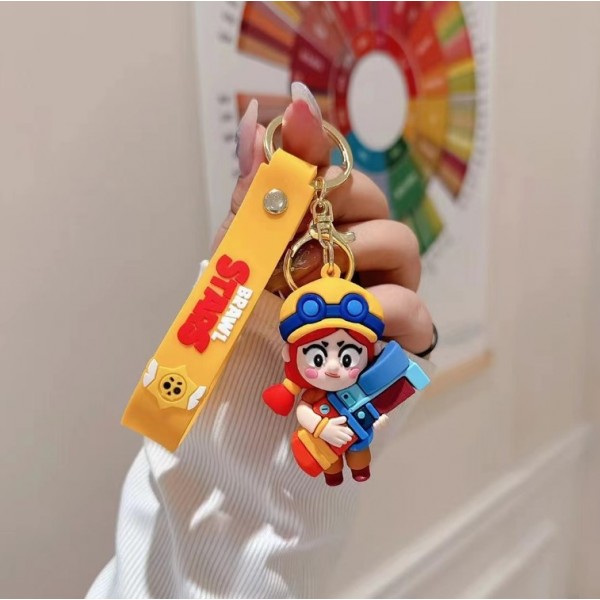 Брелок Бравл Старс Пенни Penny Brawl Stars фигурка игрушка для ключей, рюкзака, сумки 6,7 см