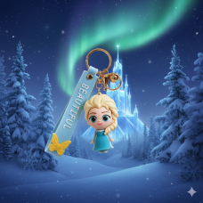 Ельза Холодне серце Disney Elsa Frozen Дісней силіконовий брелок тримач для ключів мультяшний брелок