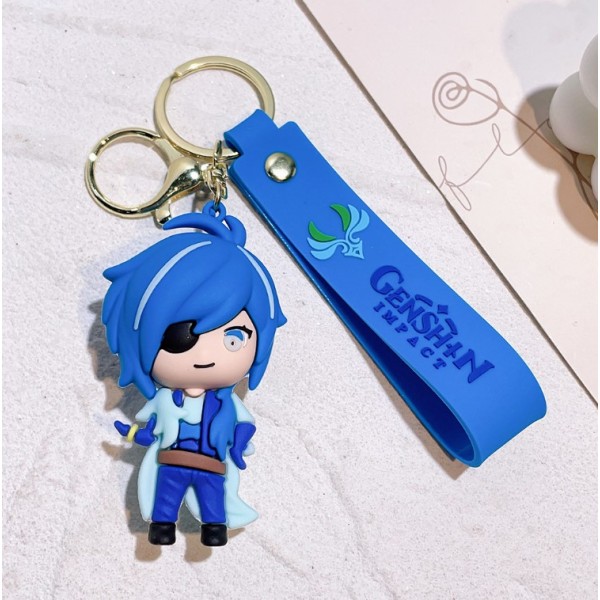 Брелок Геншин Імпакт Кейа Genshin Impact Kaeya аніме фігурка іграшка для ключів, рюкзака, сумки 7 см