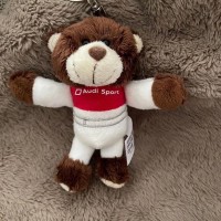 Брелок для ключей Audi Sport Teddybear Ауди плюш игрушка аксессуар 10 см