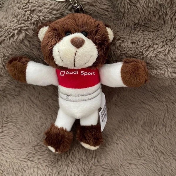 Брелок для ключів Audi Sport Teddybear Ауді плюш іграшка аксесуар 10 см