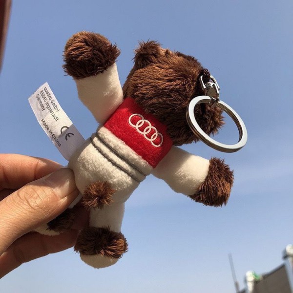 Брелок для ключів Audi Sport Teddybear Ауді плюш іграшка аксесуар 10 см