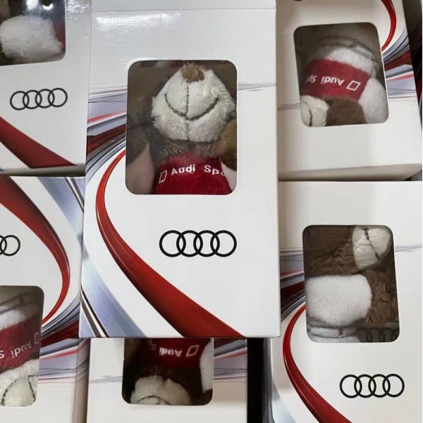 Брелок для ключів Audi Sport Teddybear Ауді плюш іграшка аксесуар 10 см