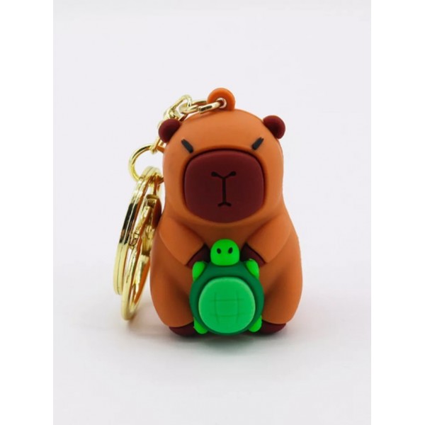 Брелок Капибара capybara на ключи, на сумку фигурка игрушка антистресс подвеска 5,5 см