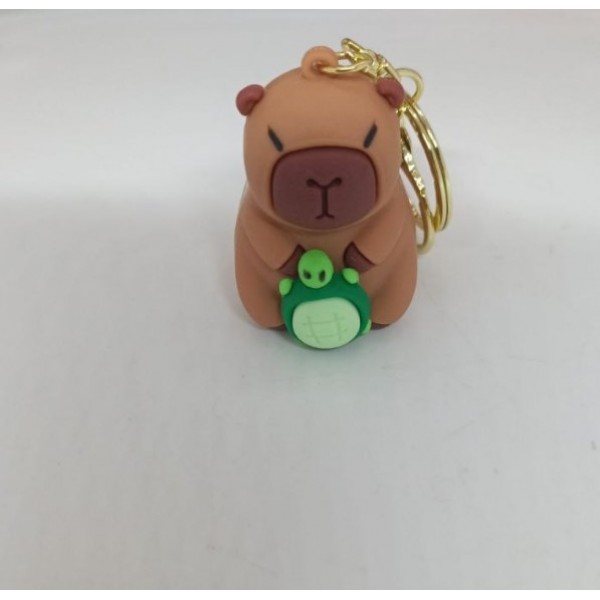 Брелок Капибара capybara на ключи, на сумку фигурка игрушка антистресс подвеска 5,5 см