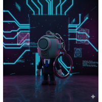 Брелок Скібіді Туалет Skibidi Toilets Титан Камерамен фігурка іграшка для ключів, рюкзака, сумки 5 см