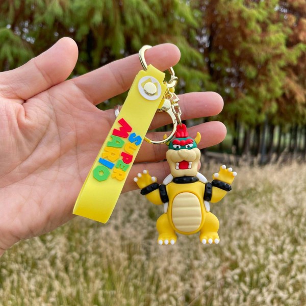 Брелок Супер Маріо Super Mario Маріо Боузер Bowser дитячий брелок на рюкзак, ключі 7 см