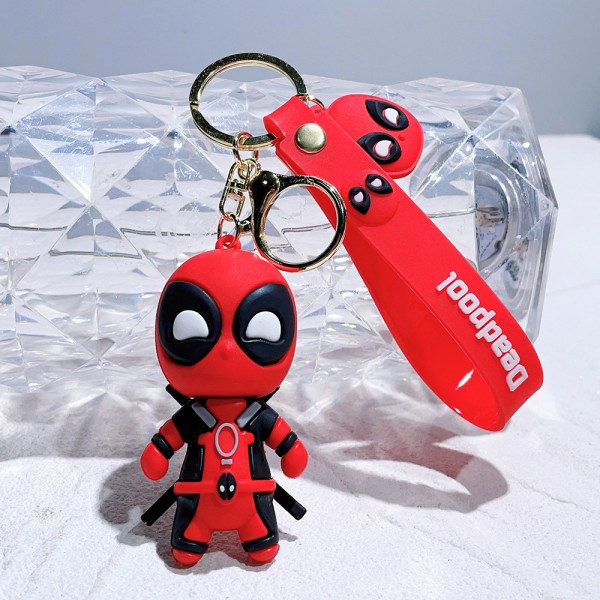 Брелок Дедпул Deadpool чорний Марвел супергерой фігурка іграшка для ключів, рюкзака, сумки 7 см