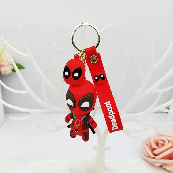 Брелок Дедпул Deadpool чорний Марвел супергерой фігурка іграшка для ключів, рюкзака, сумки 7 см