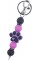 Лапка брелок з намистинами таба антистрес підвіска аксесуар 12 см