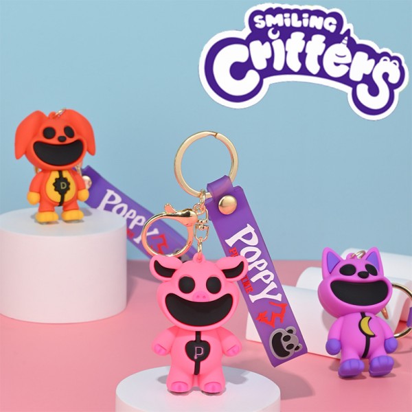 Брелок Усміхнені звірі Smiling critters Свинка Піггі порося PickyPiggy Poppy Playtime поппі плейтайм фігурка іграшка для ключів, рюкзака, сумки 6 см