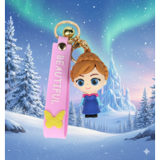 Холодне серце Frozen брелок Дісней Disney Anna Анна силіконовий брелок, тримач для ключів